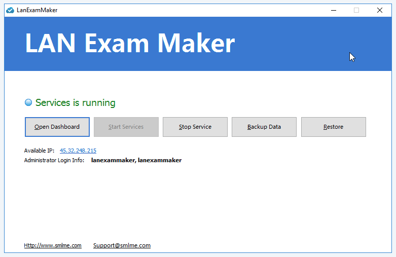 Install LAN Exam Maker to VPS